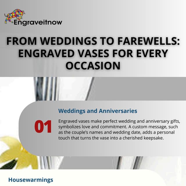 From Weddings to Farewells: Engraved Vases for Every Occasion | PDF