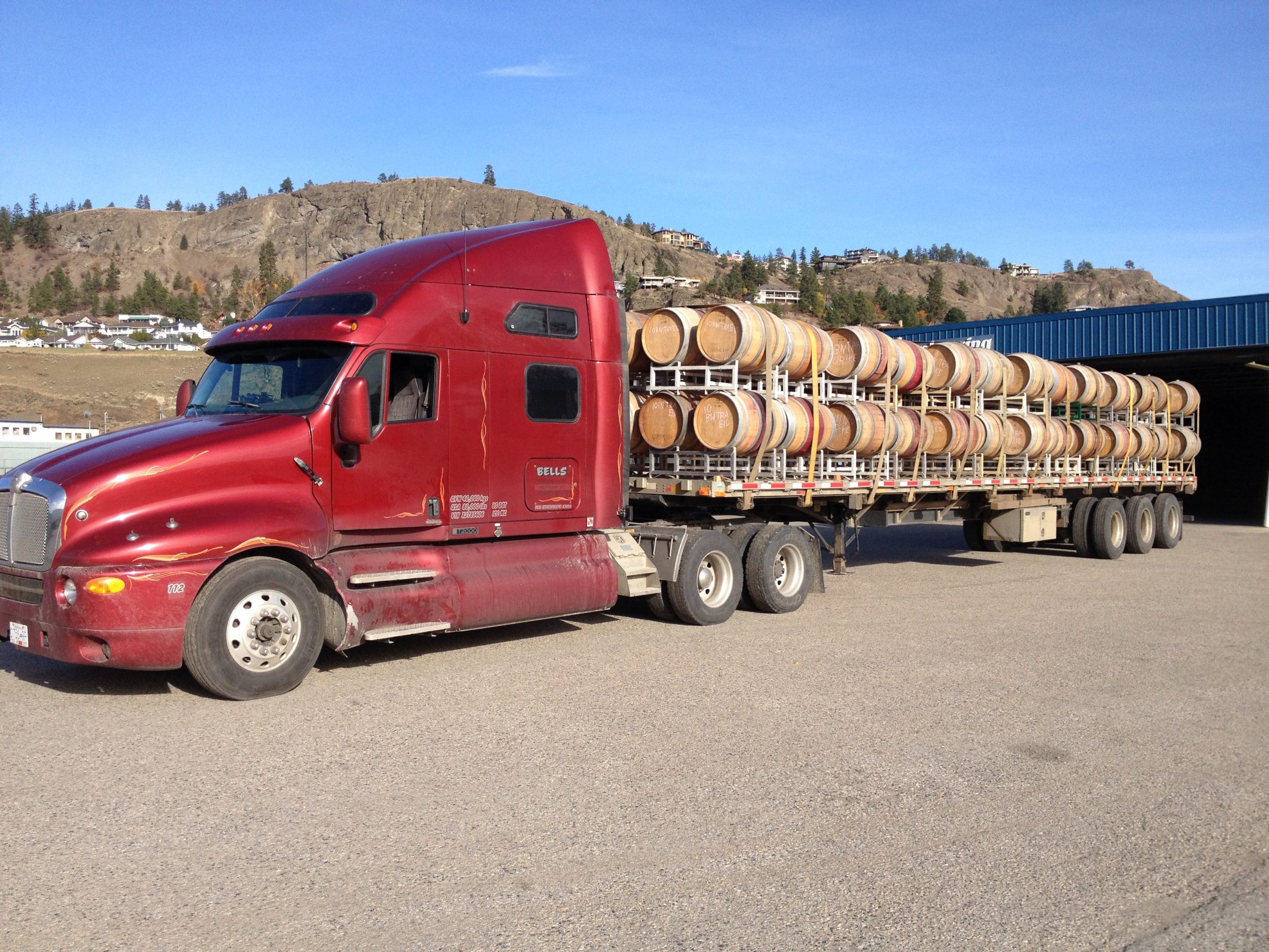 Heavy Equipment Hauling Okanagan | Heavy Machinery Hauling Okanagan | Heavy Haulage Trailer Okanagan | Bells Trucking