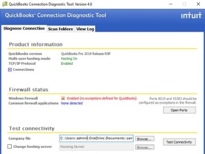 Intuit QuickBooks Connection Diagnostic Tool Download Free