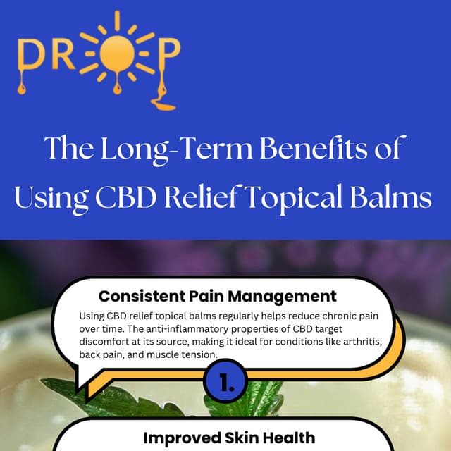 The Long-Term Benefits of Using CBD Relief Topical Balms | PDF