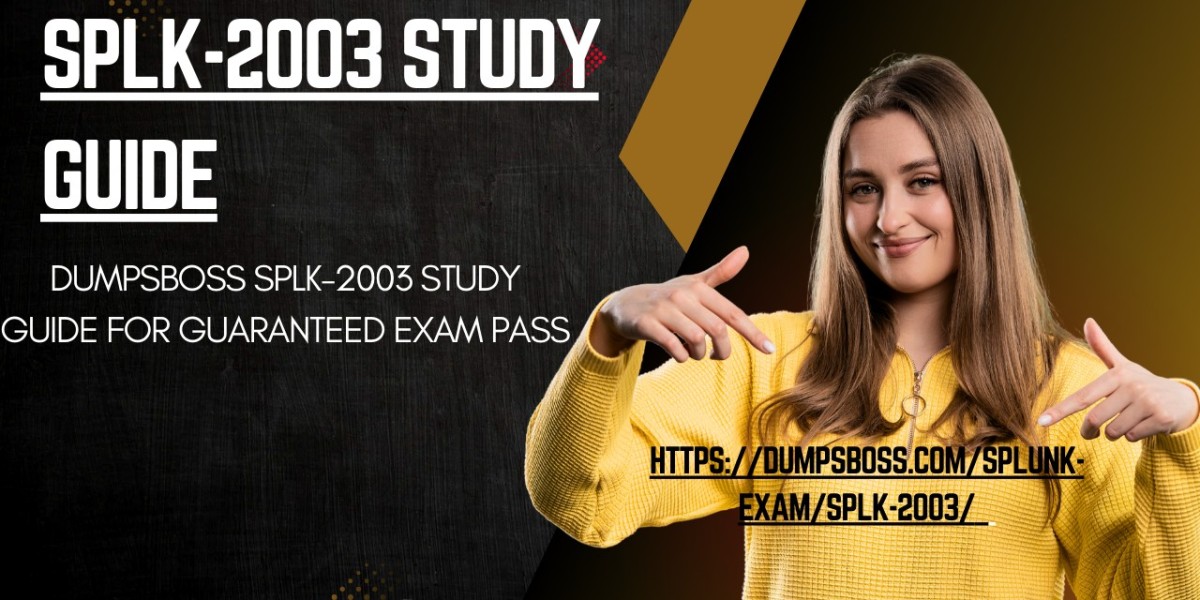 DumpsBoss Helps You Pass SPLK-2003 Study Guide With Confidence