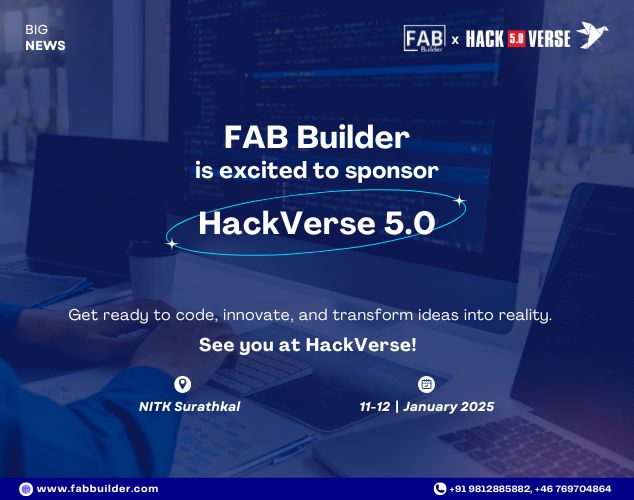 Fab Builder Sponsors Hackverse 5.0 at NITK