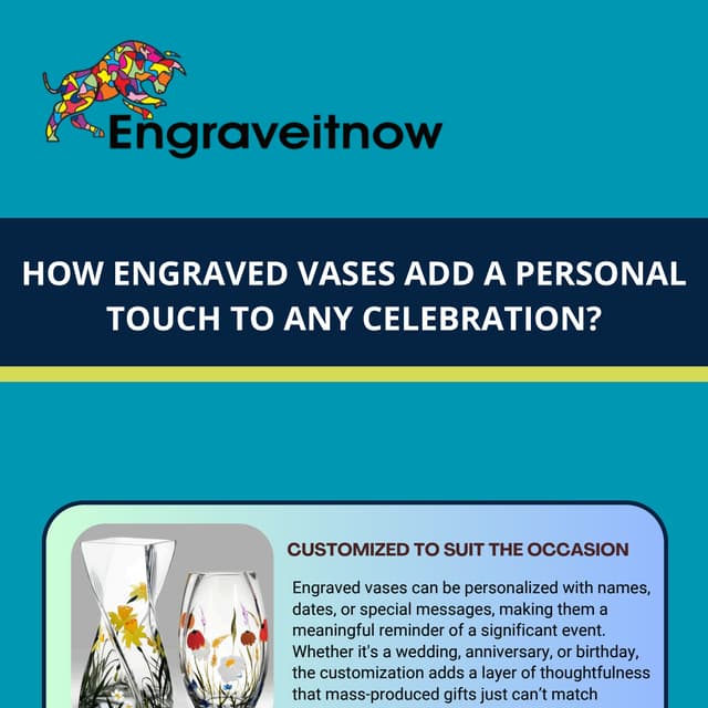 How Engraved Vases Add a Personal Touch to Any Celebration? | PDF