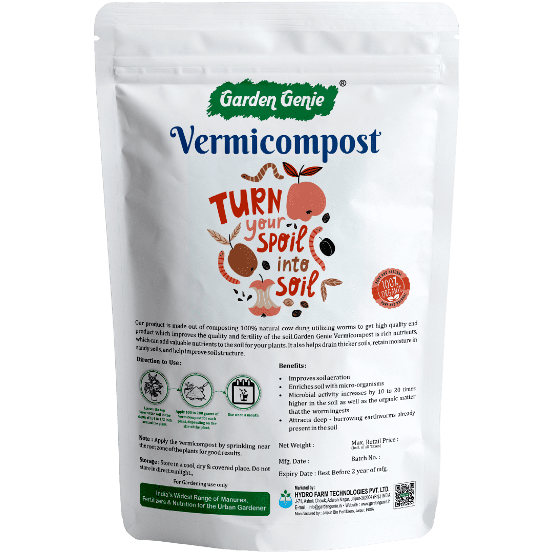 Vermicompost - A living soil element, A Organic Fertilizer / Manure