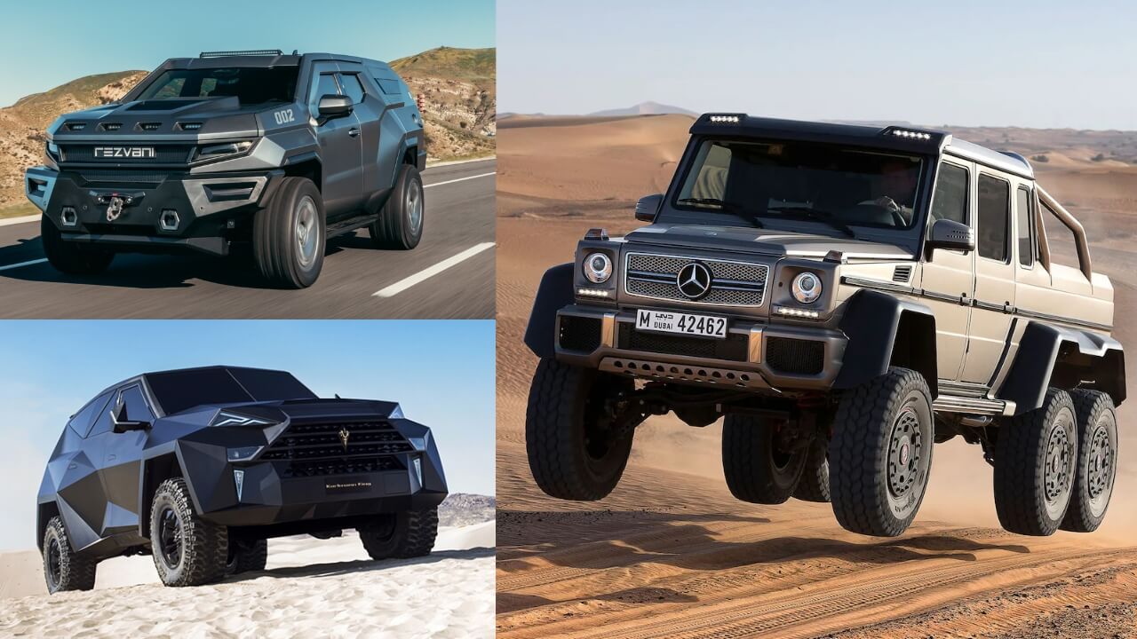 6 Inspired Cars That Look Like a Tank And Ready For Any Adventures