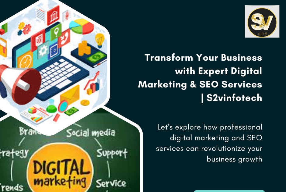 Top Digital Marketing & SEO Services: How S2V Infotech Drives Business Growth