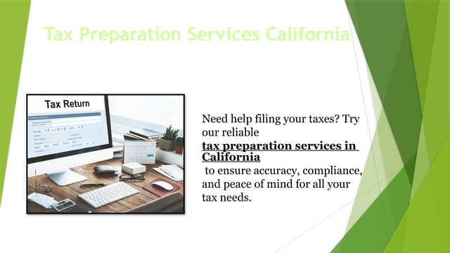 Tax Preparation Services California.pptx