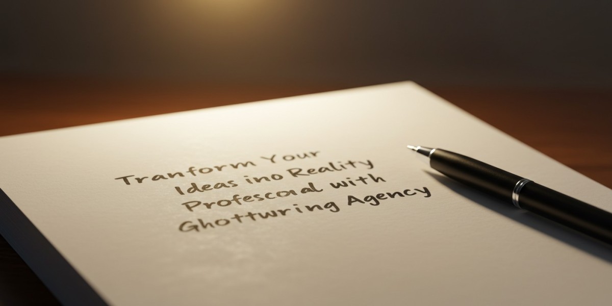 Transform Your Ideas into Reality with a Professional Ghostwriting Agency