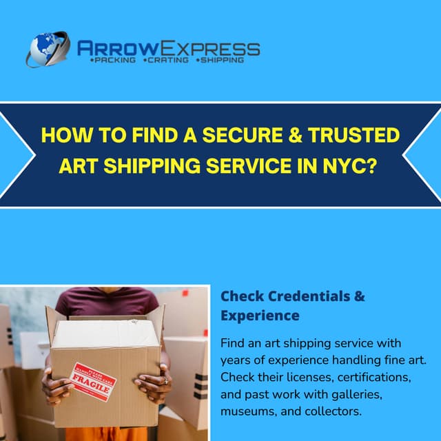 How to Find a Secure & Trusted Art Shipping Service in NYC? | PDF