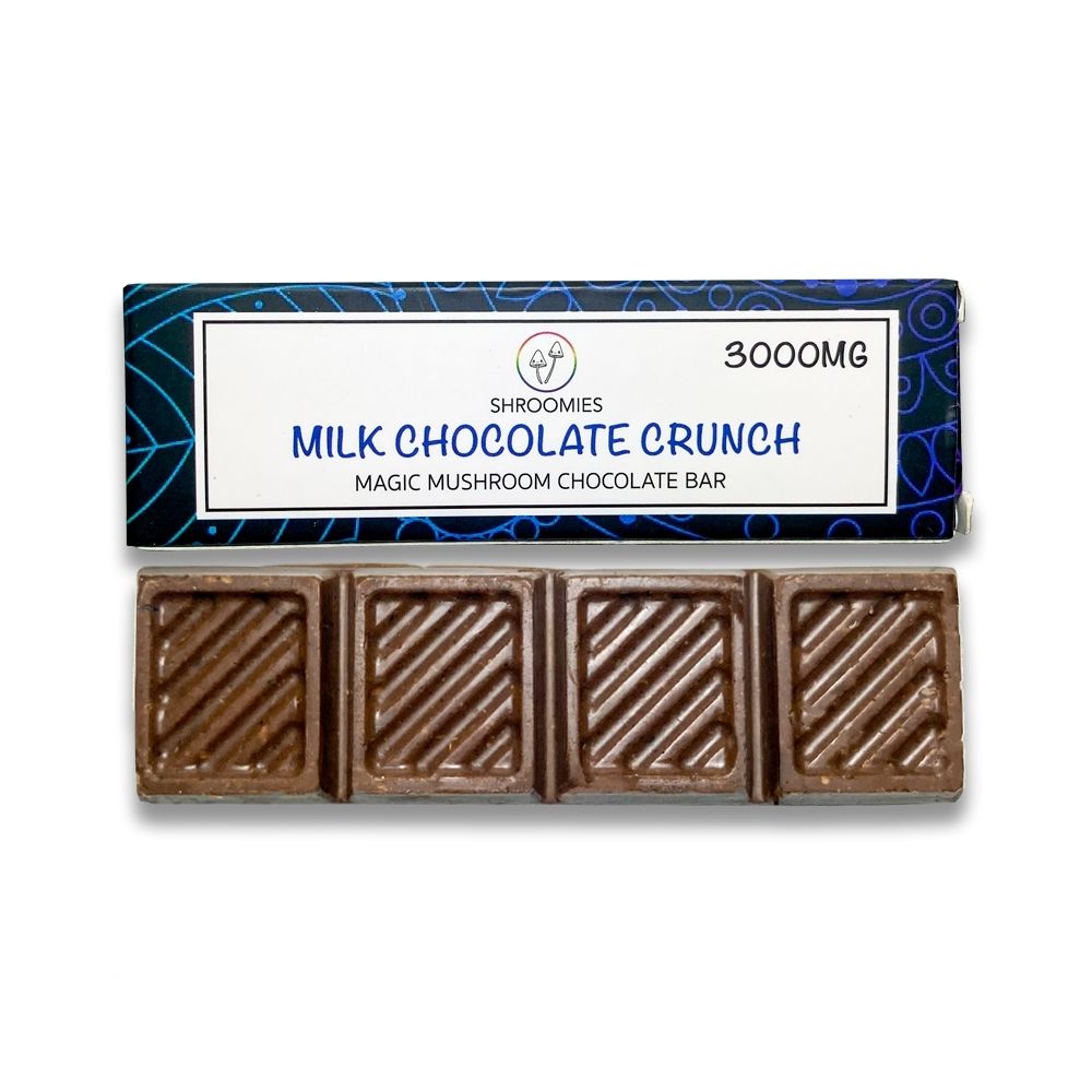 Buy Shroomies Milk Crunch Chocolate Bar (3000mg)