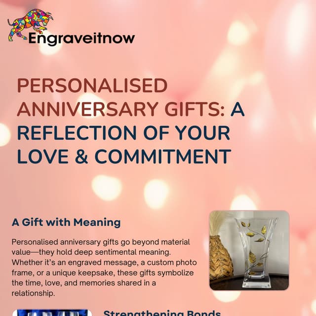 Personalised Anniversary Gifts: A Reflection of Your Love & Commitment | PDF