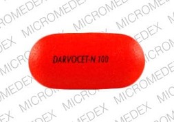 Darvocet 100 mg( Orange Oval Darvocet-N 100 Pill)