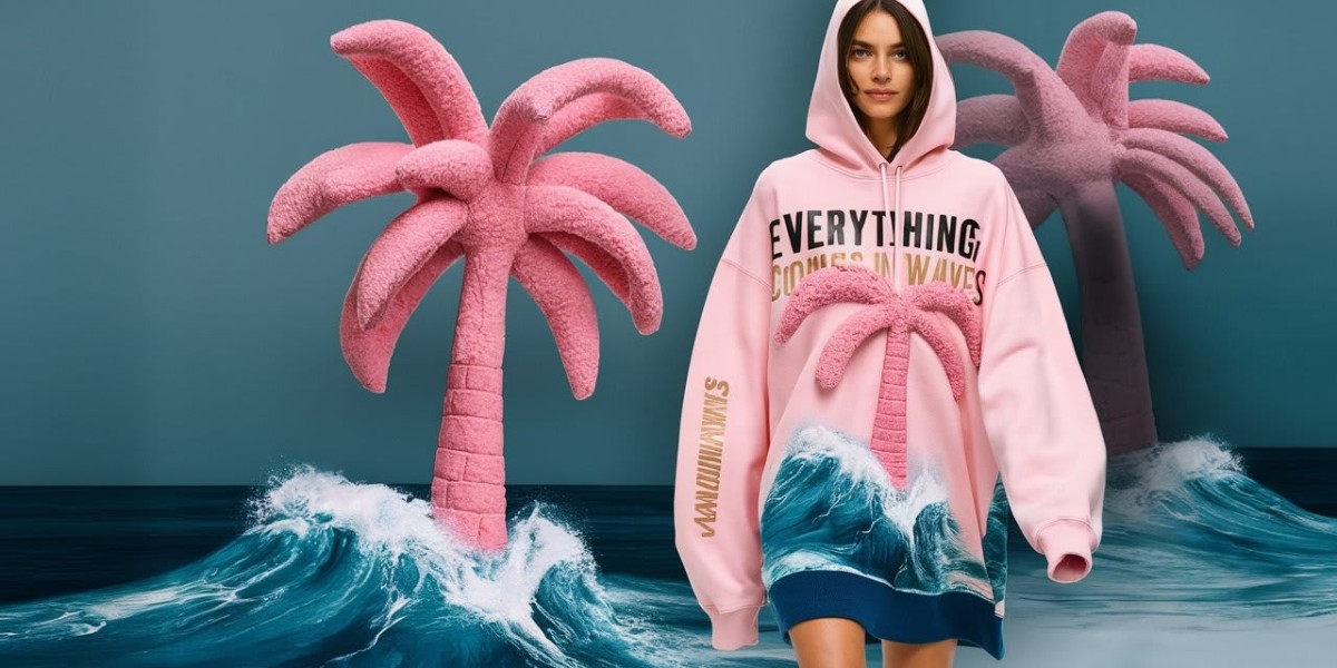 The Pink Palm Puff A Trendsetter in Style, Comfort, and Conscious Living