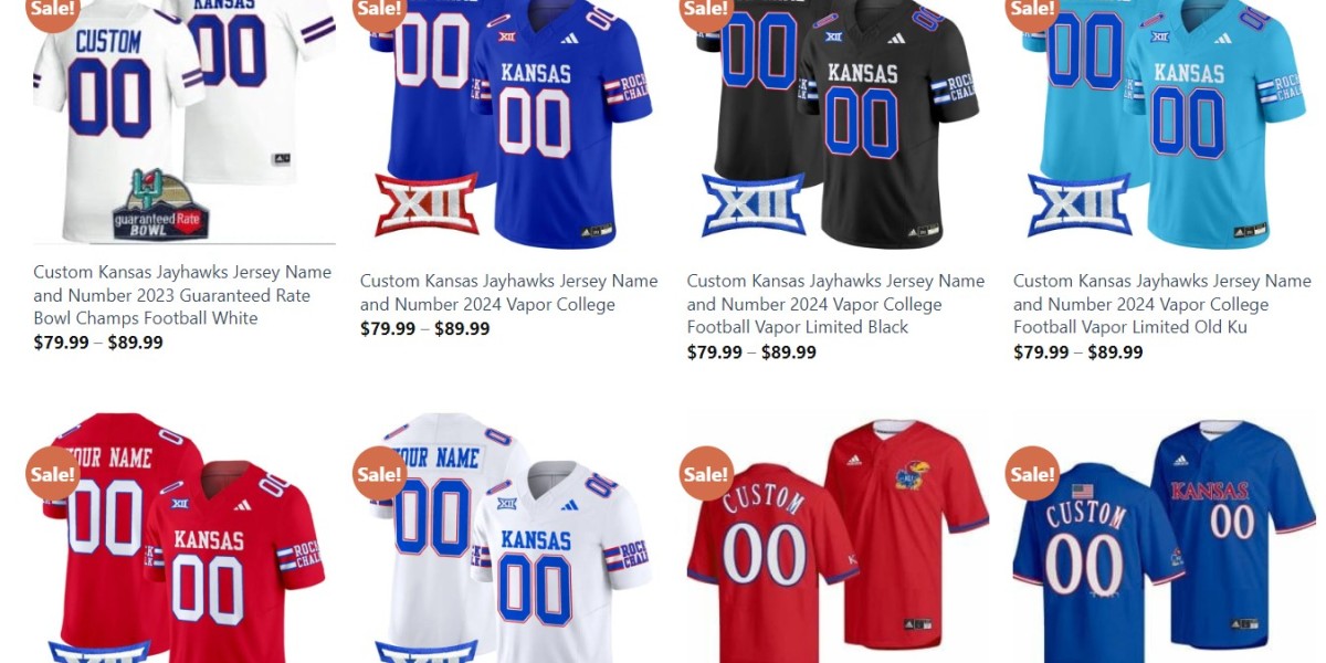 Rep your Team in Style with a Custom Kansas Jayhawks Jersey