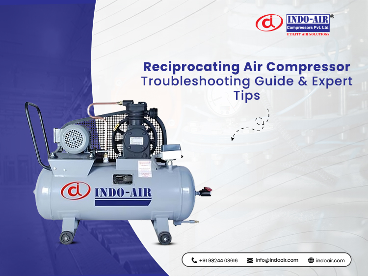 Common issues and solutions for a reciprocating air compressor.