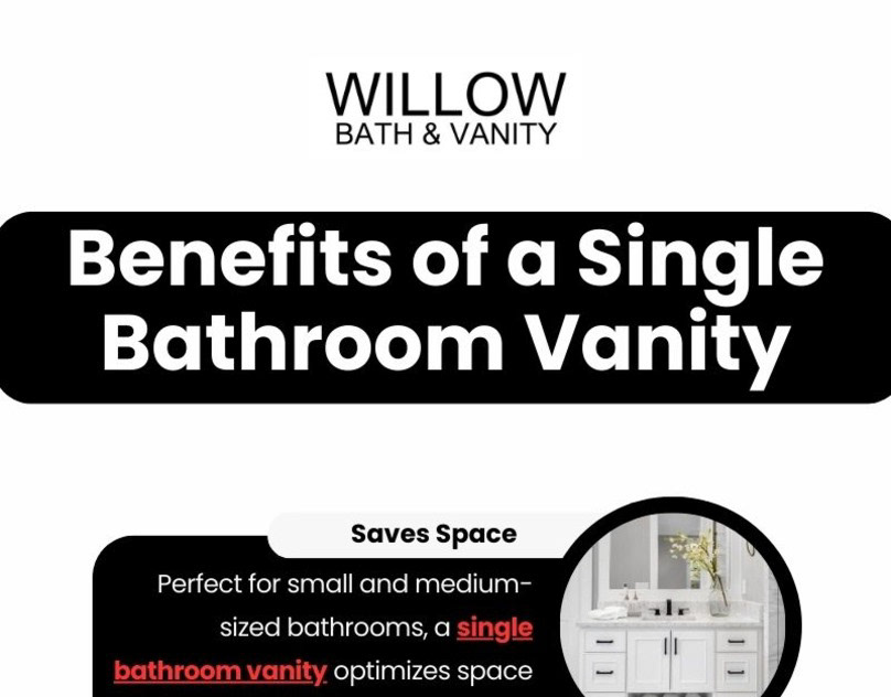 Benefits of a Single Bathroom Vanity