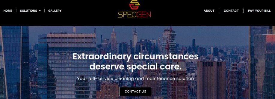 SpecGen Cleaning Cover Image