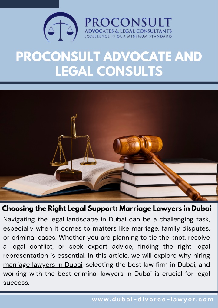 Choosing the Right Legal Support: Marriage Lawyers in Dubai