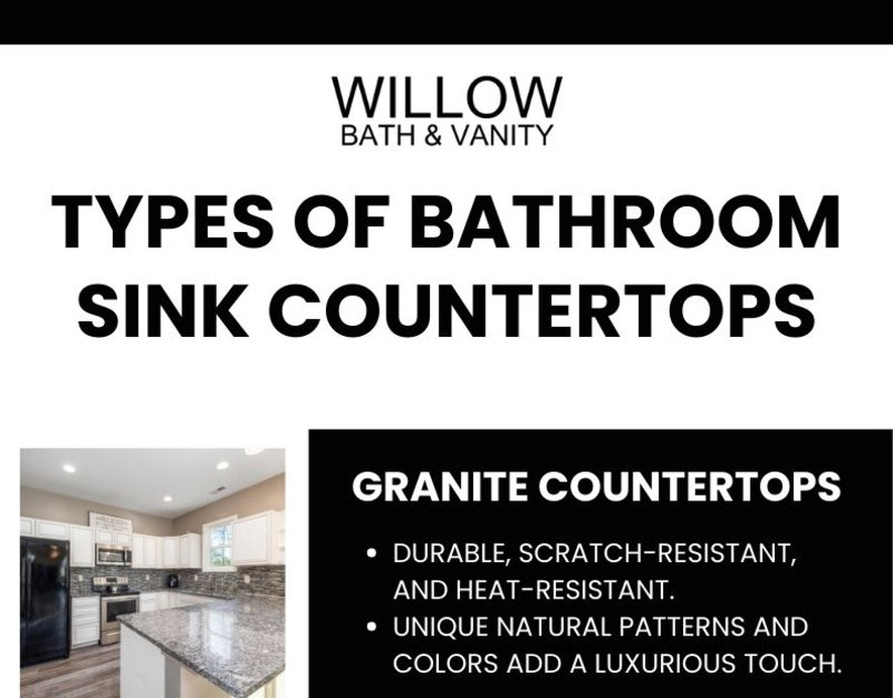 Types of Bathroom Sink Countertops