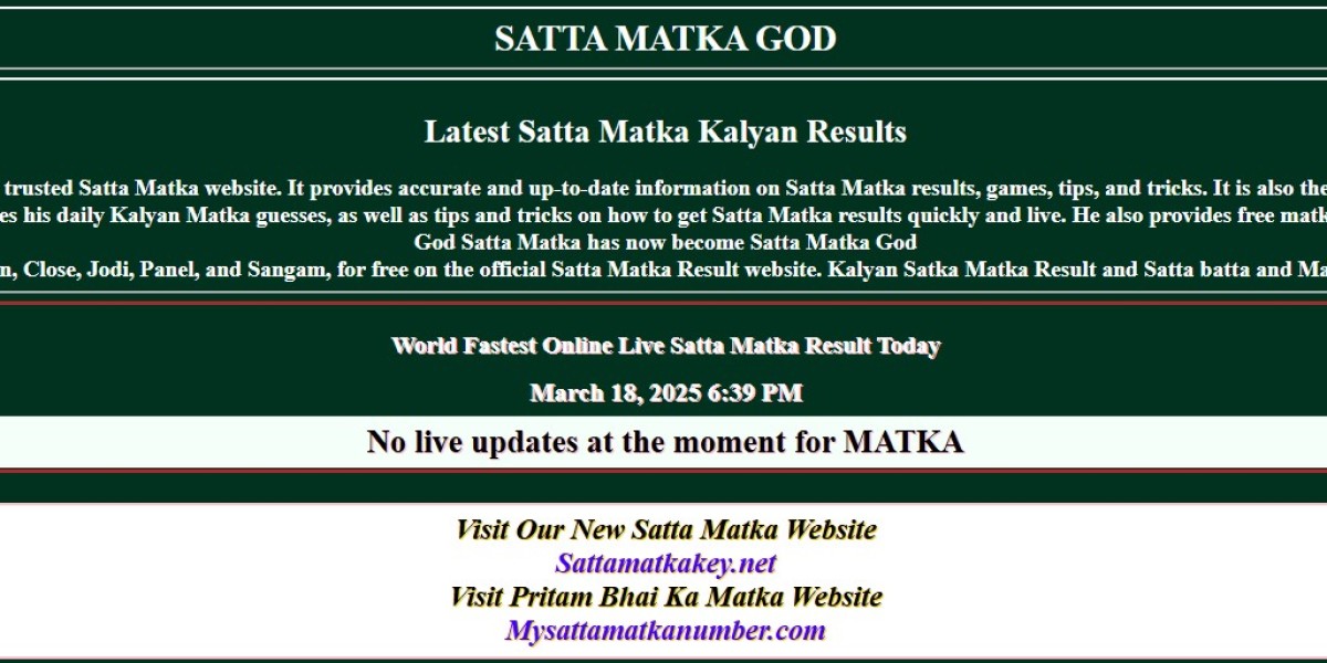 Get Satta Matka Result – Check daily sattamatka results, satka matka charts, and kalyan satta predictions at @sattamatka