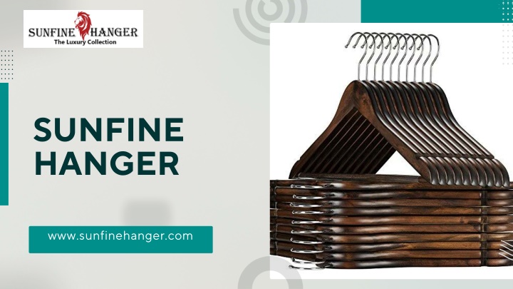 Experience Elegance with Luxury Wood Hanger by SunFine